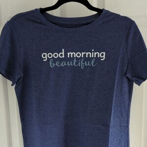 AnyBody Indigo Blue Sleep Shirt Petite XXS